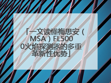 一文读懂梅思安（MSA）FL5000火焰探测器的多重革新性优势